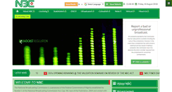 Desktop Screenshot of nbc.gov.ng